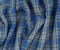 Blue-Green-Multi Moygashel Washed Plaid Irish Linen Woven Fabric By the Yard